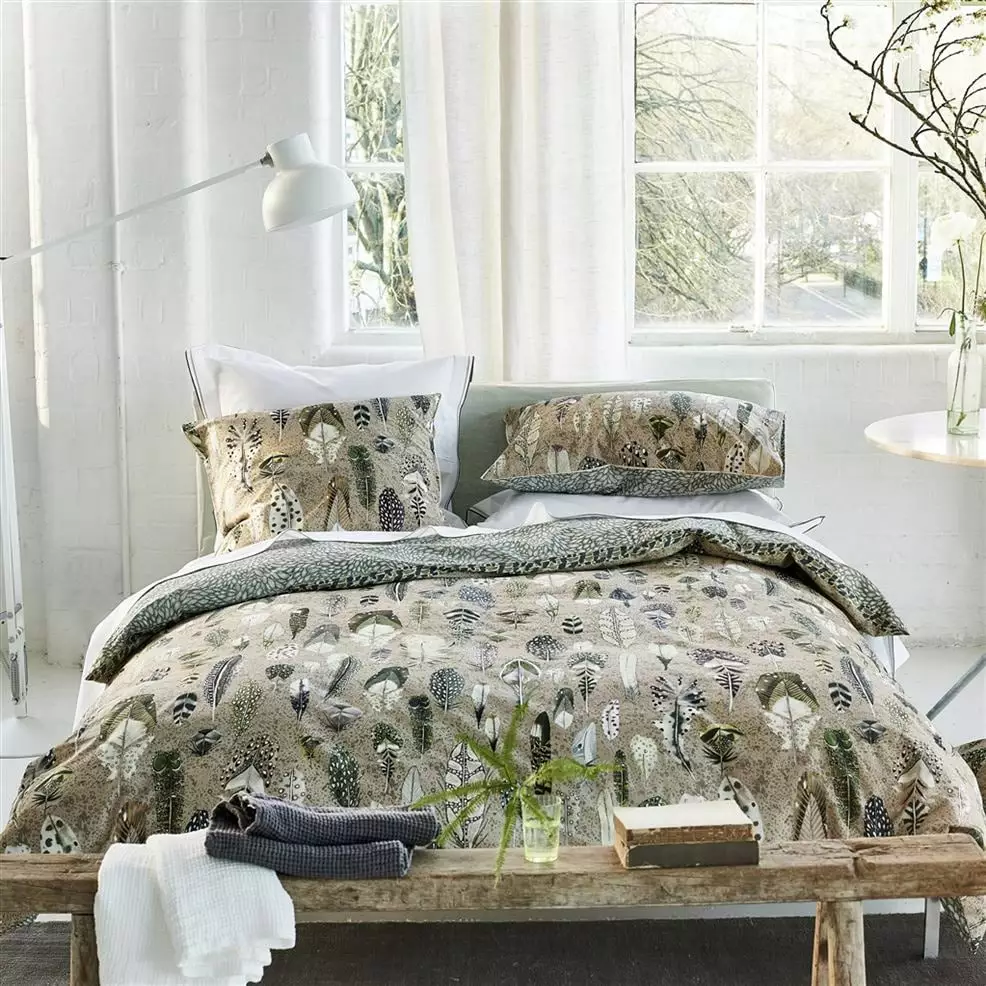 Designers Guild Quill Bed Set Natural, 220x220 + 50x60(2) - Image 2