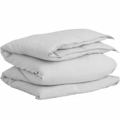 Gant Home Cotton Linen Pussilakana Vaaleanharmaa, 150x210 Cm