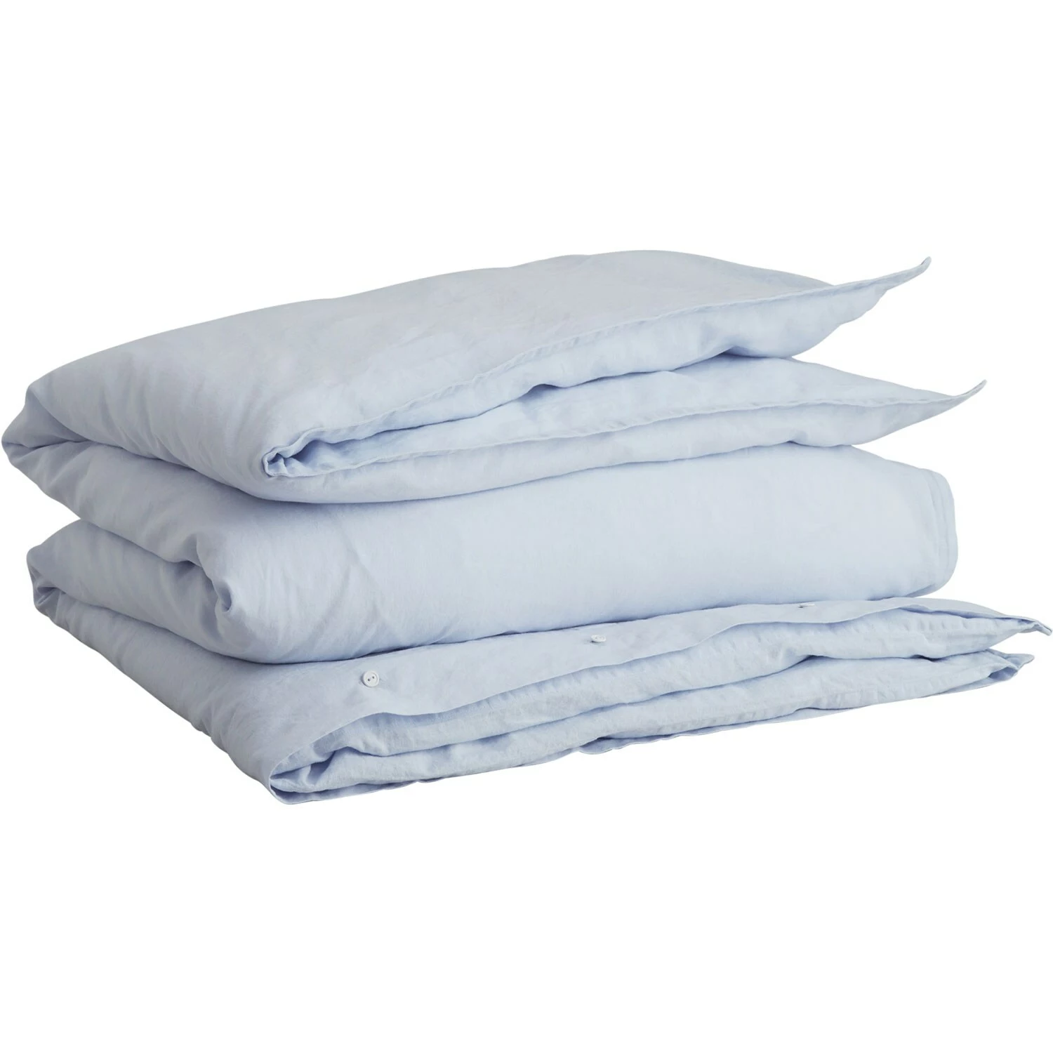 Gant Home Cotton Linen Pussilakana 220x220 Cm, Vaaleansininen