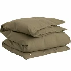 Gant Home Cotton Linen Pussilakana Hunter Green, 220x220 Cm