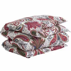 Gant Home Key West Paisley Pussilakana Punainen, 220x220 Cm