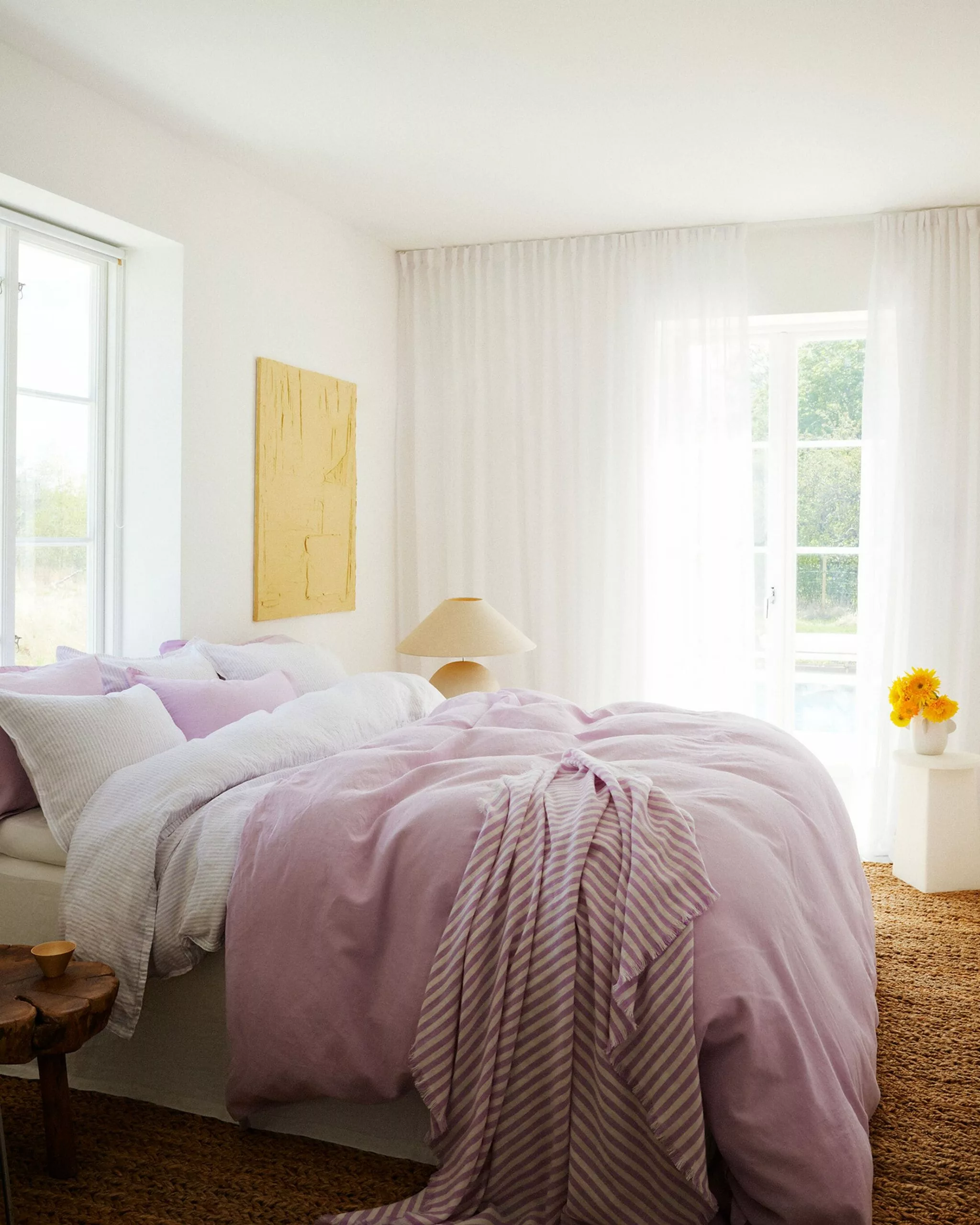 Gant Home Linen Pussilakana 150x210 Cm, Washed Purple - Image 3