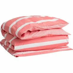 Gant Home Oxford Stripe Pussilakana Bright Red, 220x220 Cm
