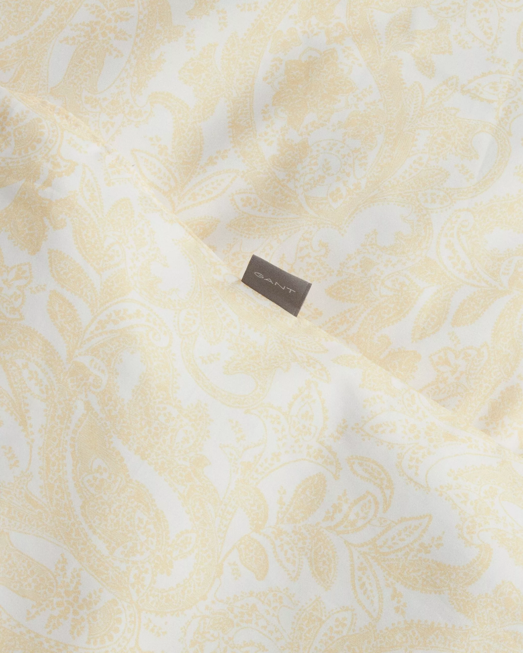 Gant Home Porcelain Paisley Pussilakana 150x210 Cm, Butter Yellow - Image 2