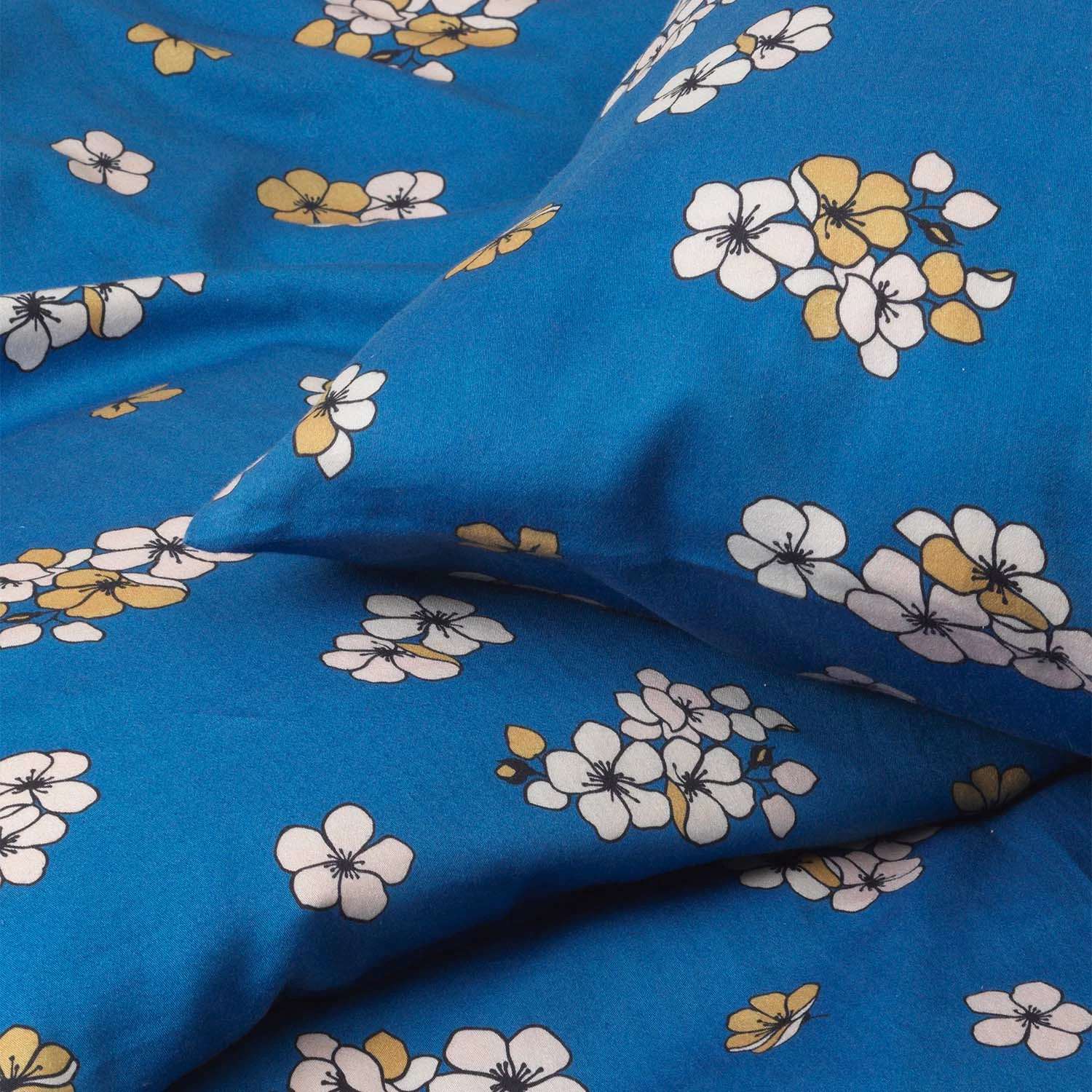 Juna Grand Pleasantly Pussilakanasetti 200x220 + 60x63 Cm, Sininen - Image 2