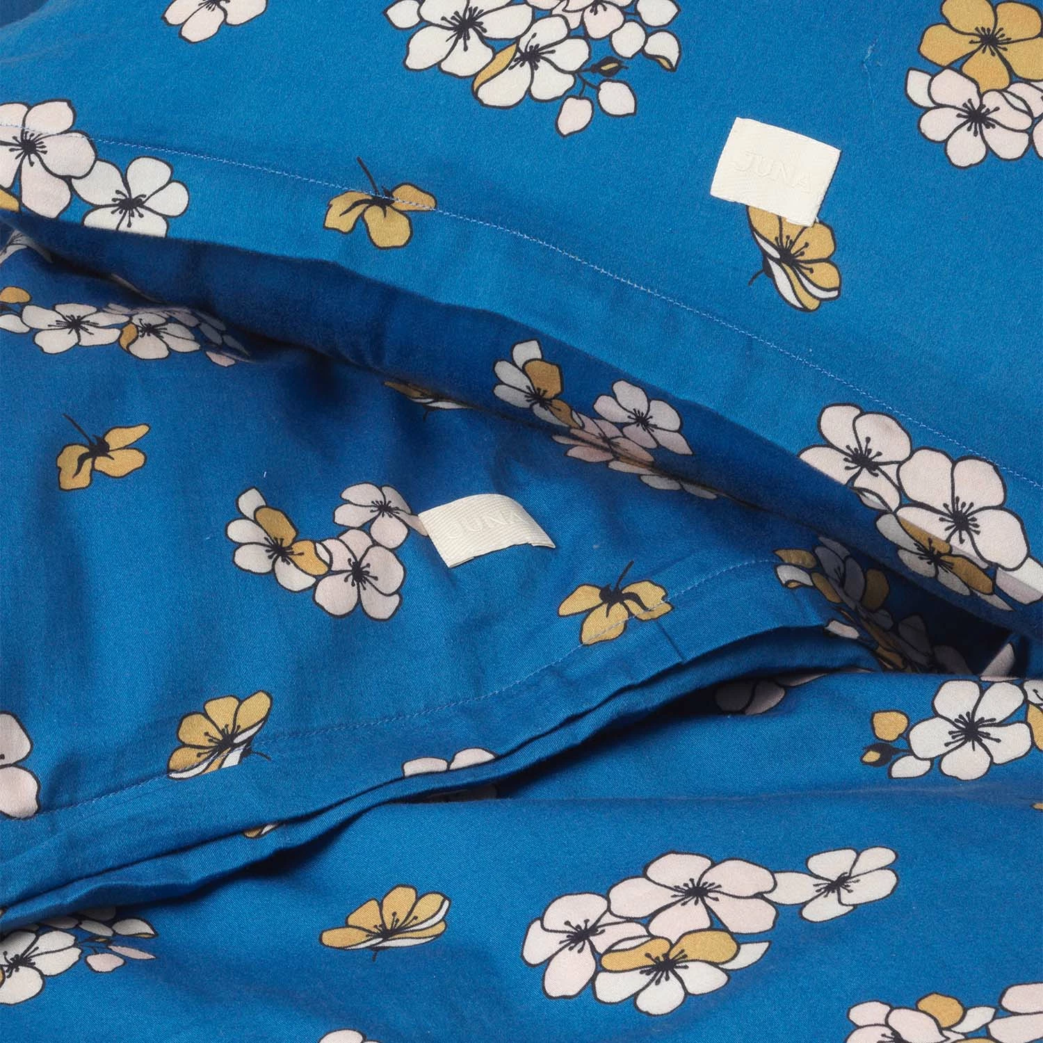 Juna Grand Pleasantly Pussilakanasetti 200x220 + 60x63 Cm, Sininen - Image 3