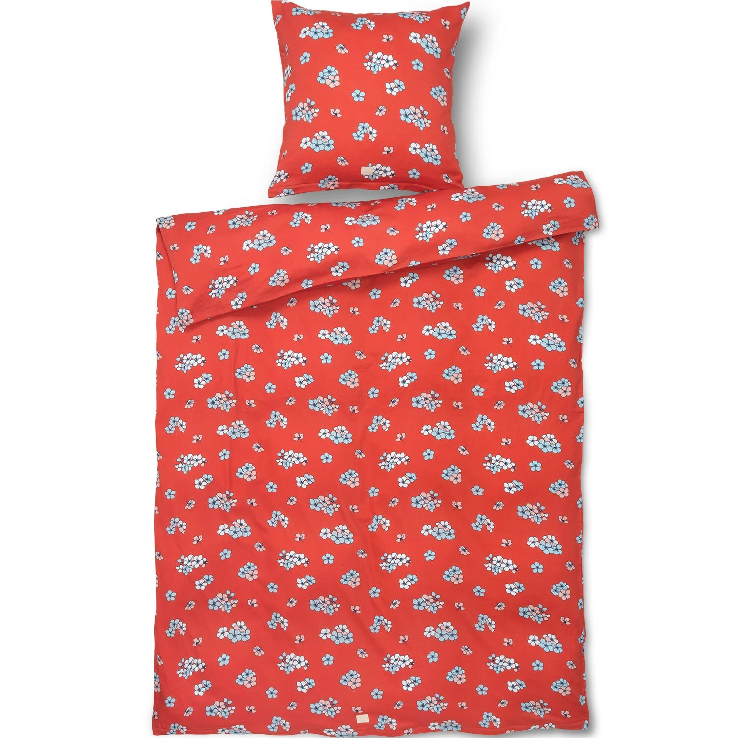 Juna Grand Pleasantly Pussilakanasetti 140x220 + 60x63 Cm, Chili