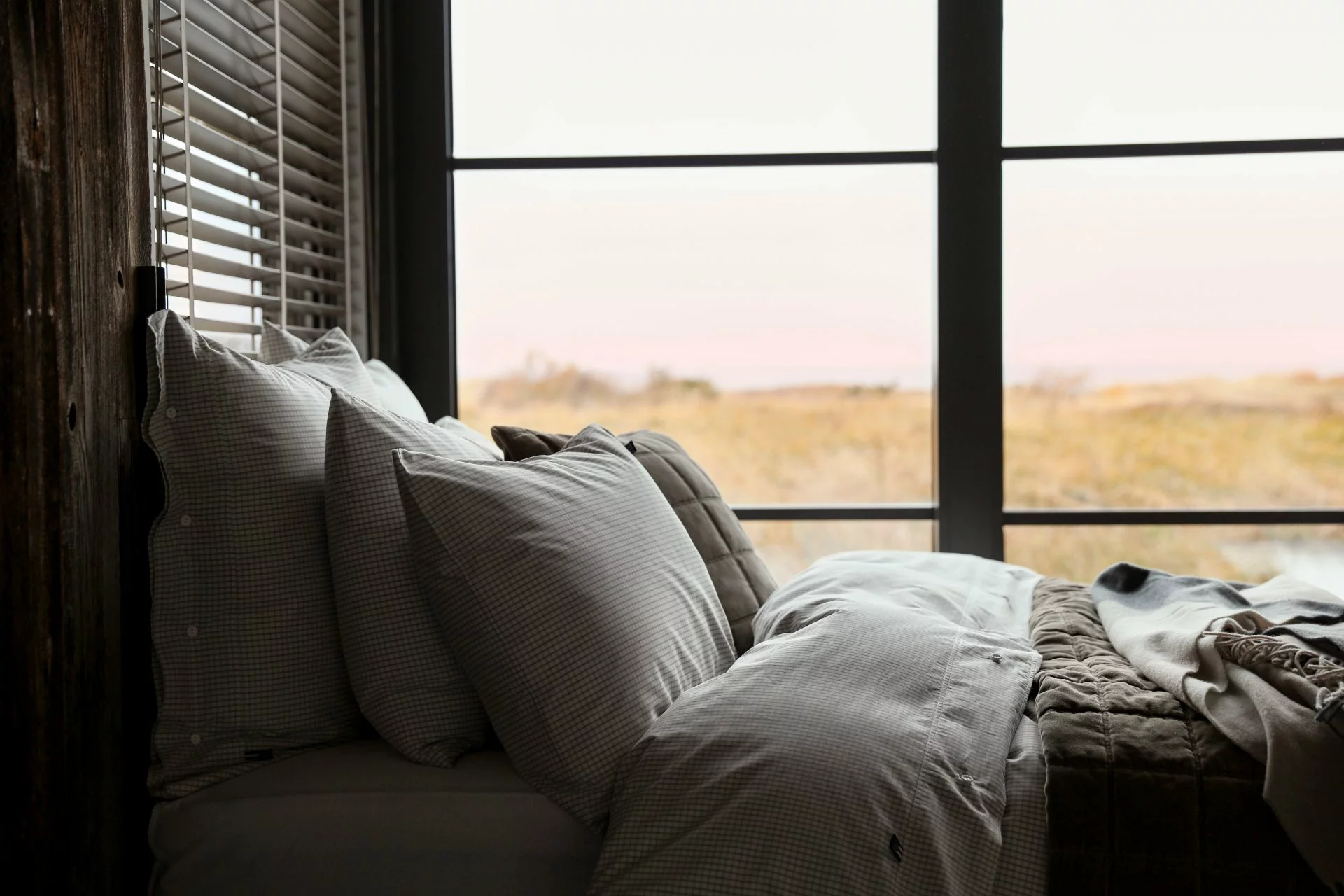 Lexington Quilted Cotton Velvet Päiväpeite 160x240 Cm, Saksanpähkinä - Image 2