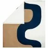 Marimekko Seireeni Pussilakana Beige/Tummansininen / Off-white, 240x220 Cm