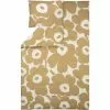 Marimekko Unikko Pussilakana Cotton / Beige, 240x220 Cm